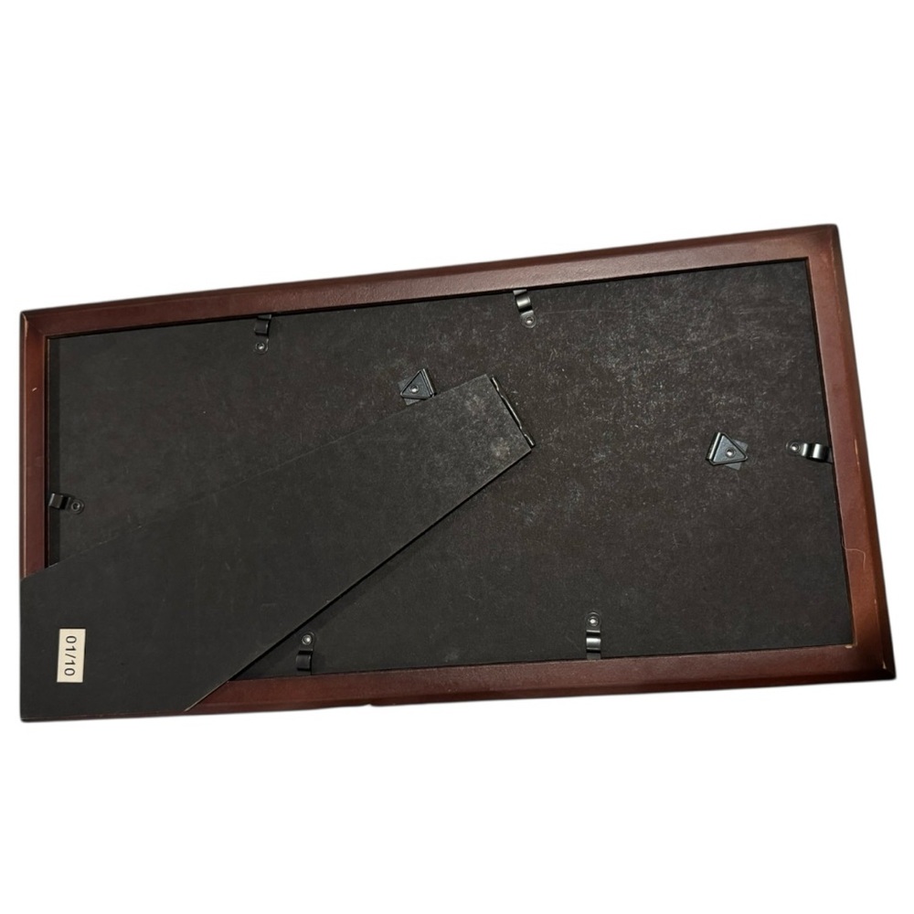 Essentials Dark Brown Triple Photo Frame - Picture 2 of 4
